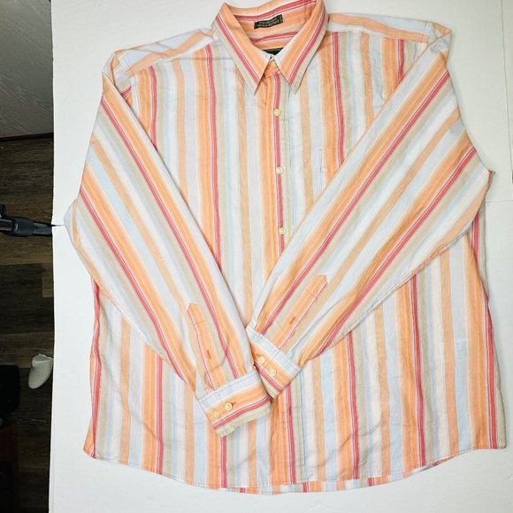 Eddie Bauer - men’s long‎ sleeve button front shirt.XL - Picture 6 of 7